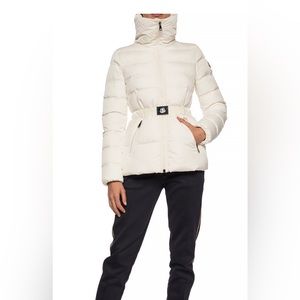 100% Authentic Moncler Quilted Belted Jacket